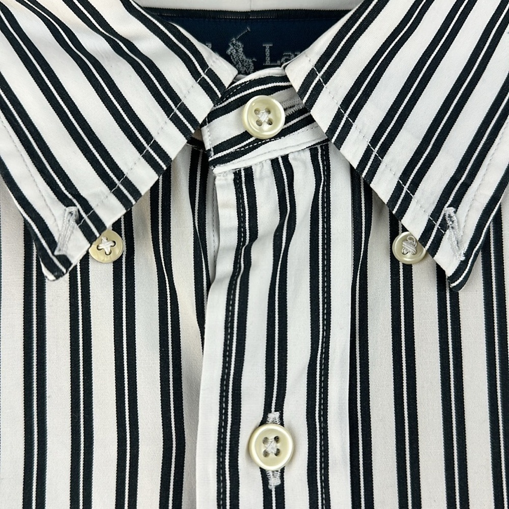 Ralph Lauren Blue Label Striped Button Down Shirt - Picture 4 of 9